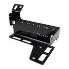 ARB Compressor Mounting Bracket for Toyota Tacoma, black metal bracket with multiple holes for installation and secure placement of the ARB air compressor