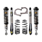 Old Man Emu MT64 Suspension Kit w/FB UCA for 4Runner (2025+), front 3-inch lift, rear 0-inch lift, including shock absorbers, coil springs, and front upper control arms.