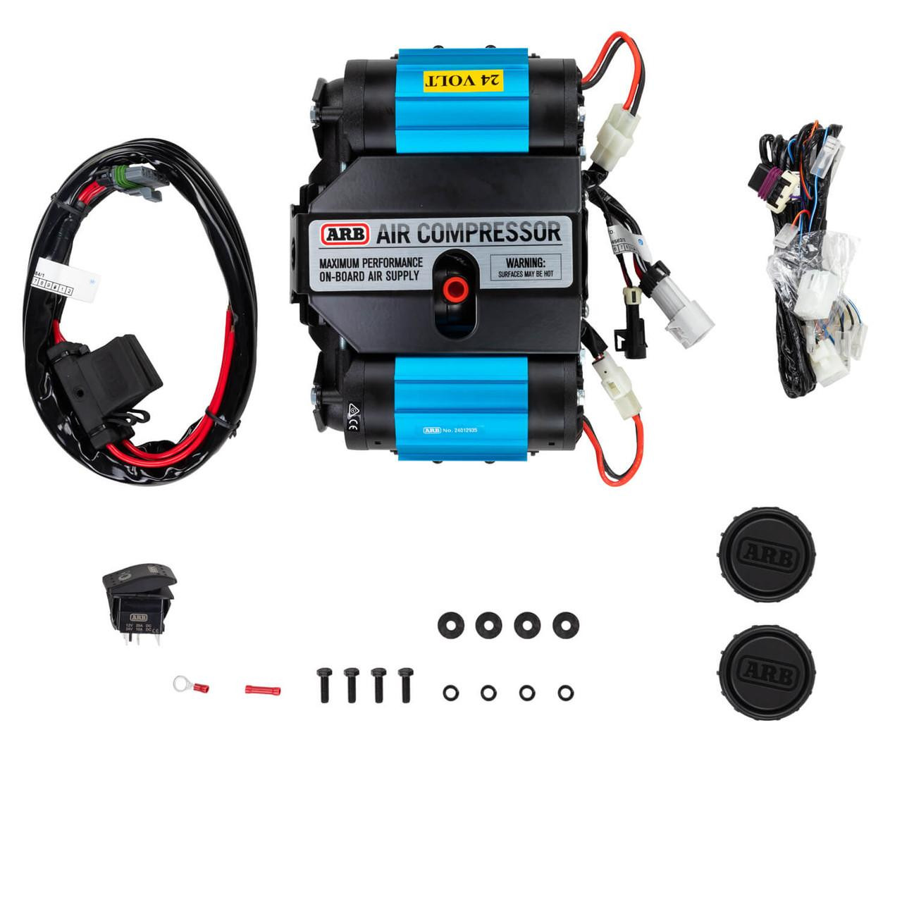 ARB 4x4 Accessories Twin Motor Onboard 24V Air Compressor CKMTA24