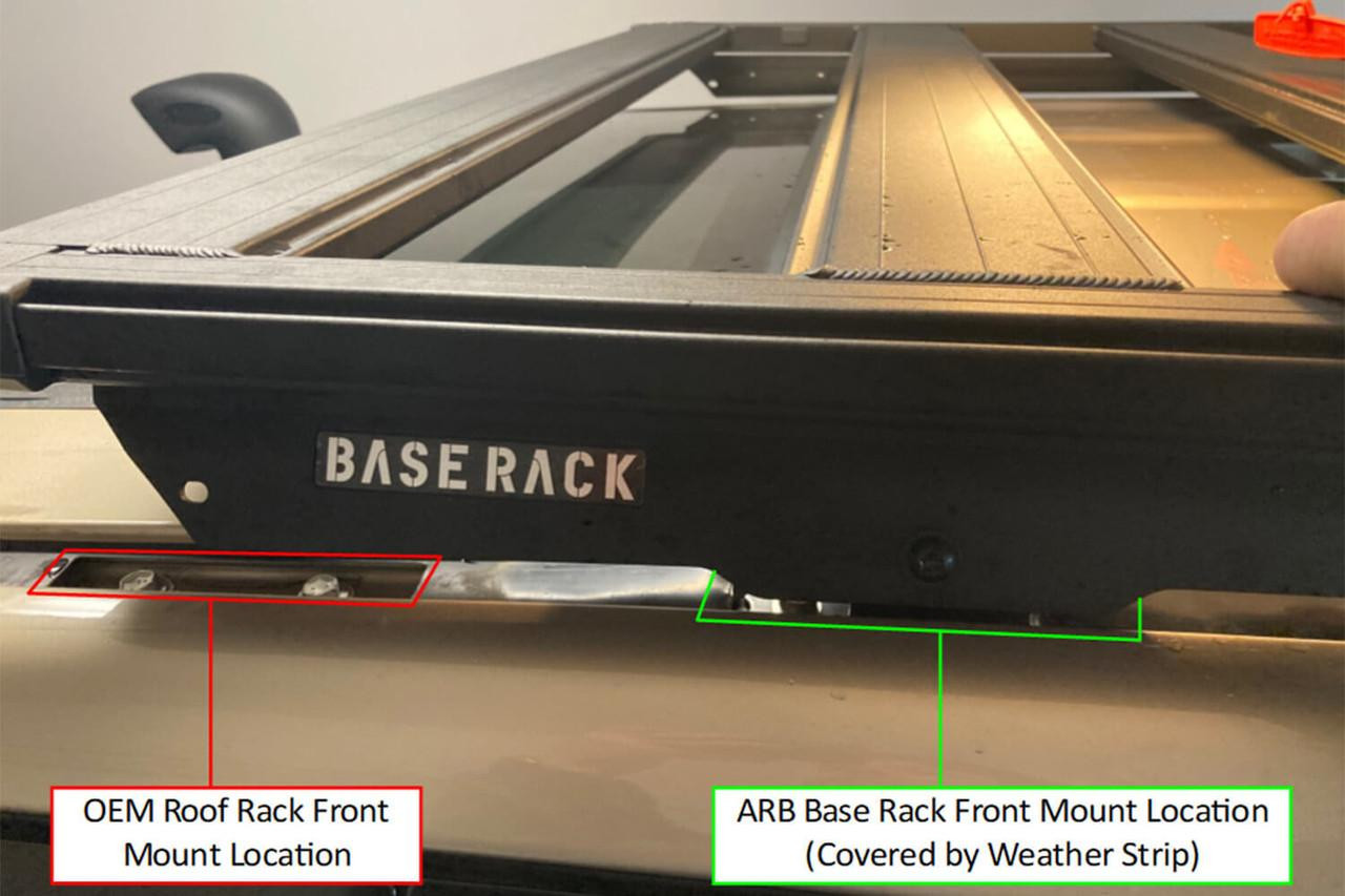 ARB 4x4 Accessories Base Rack Kit with Mount and Deflector 72x51