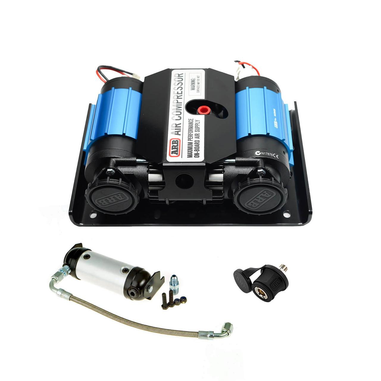ARB 4x4 Accessories Twin Motor Onboard 12V Compressor Kit