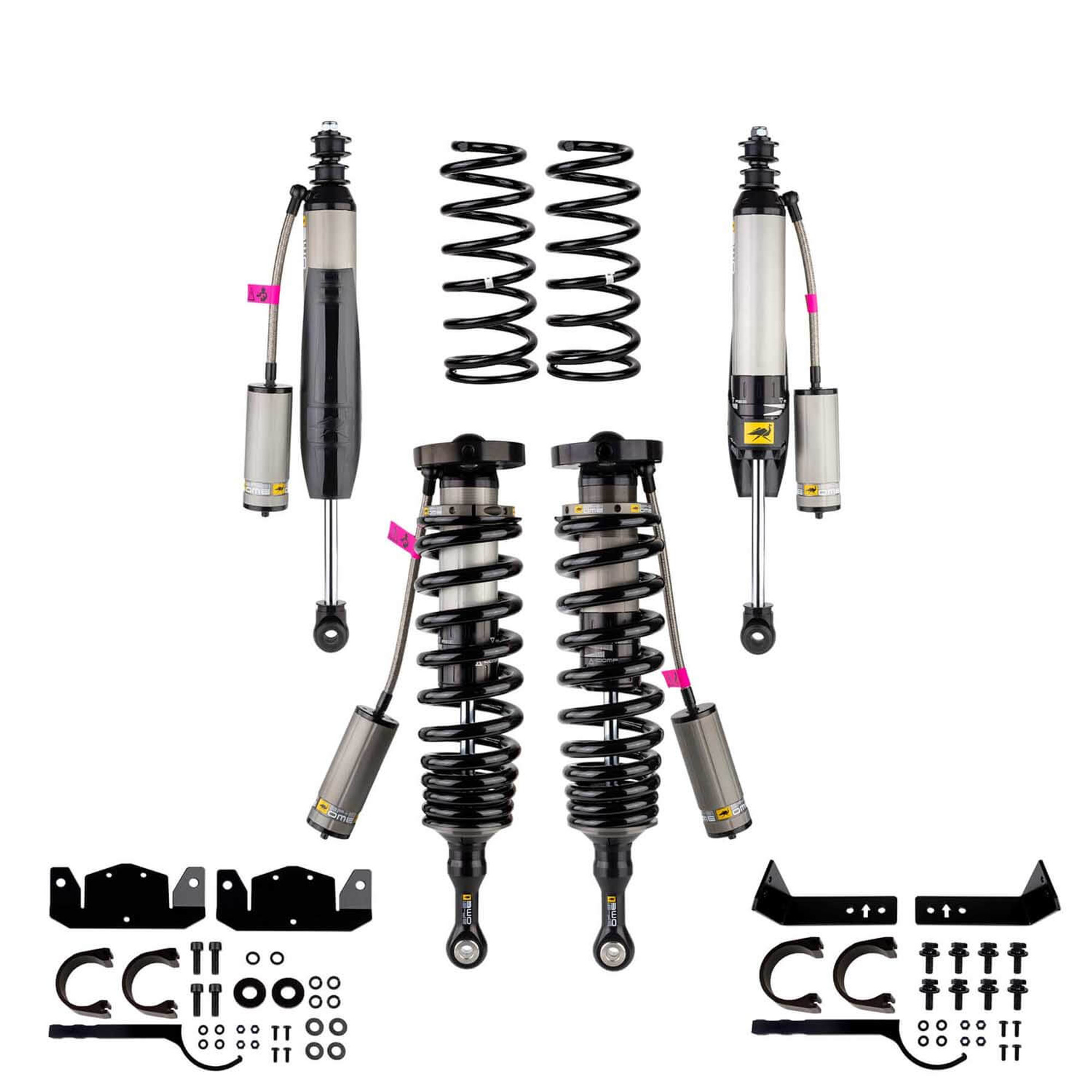 Heavy Load Suspension Lift Kit with BP-51 Bypass Shocks OMELC08BP51HK