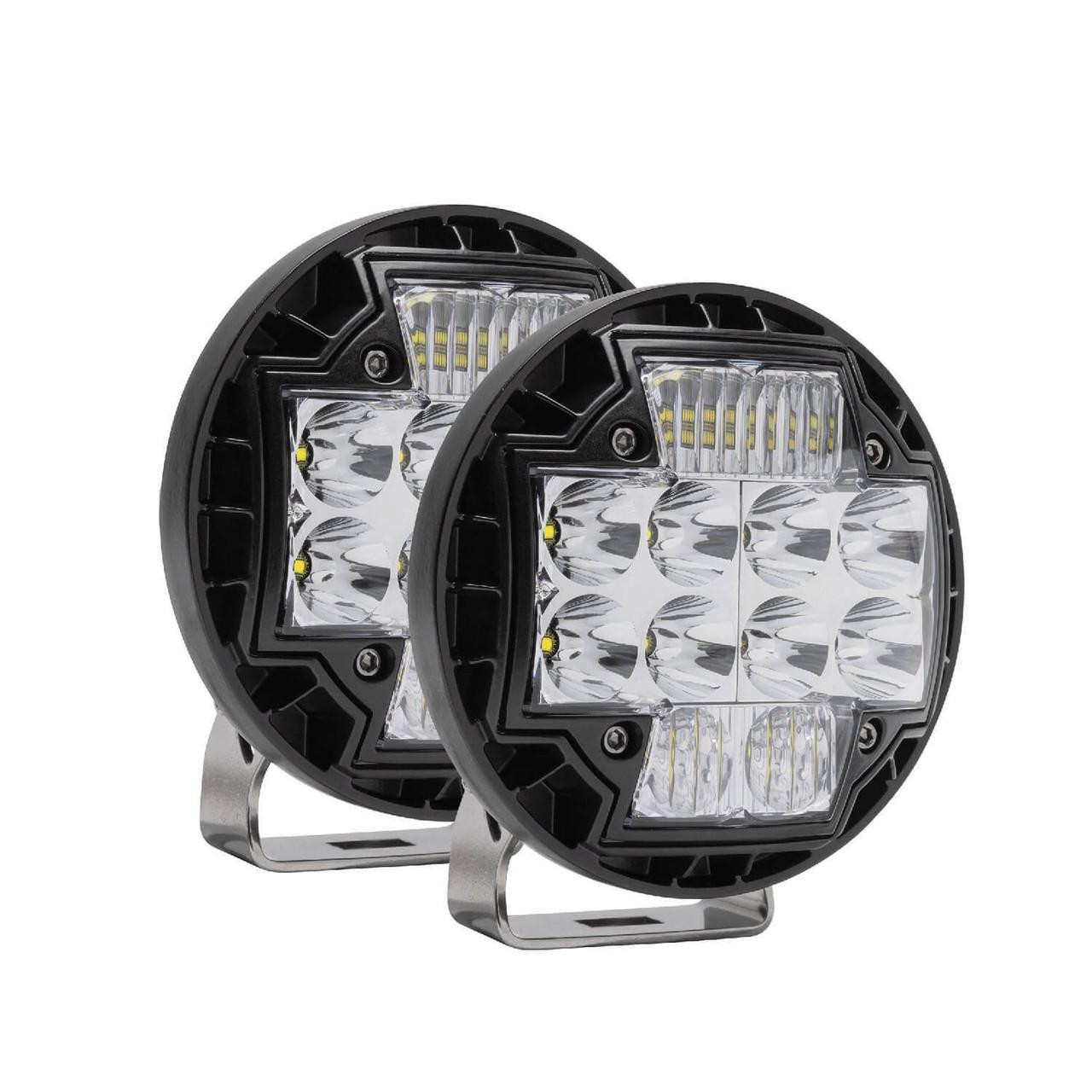 ARB 4x4 Accessories NACHO TM5 LED Auxiliary Light Combo White Set