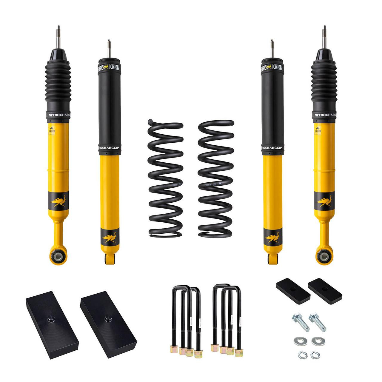 ARB 4x4 Accessories Nitro Plus Kit FR 2 in/0 lb, RR 1.25 in/0 lb