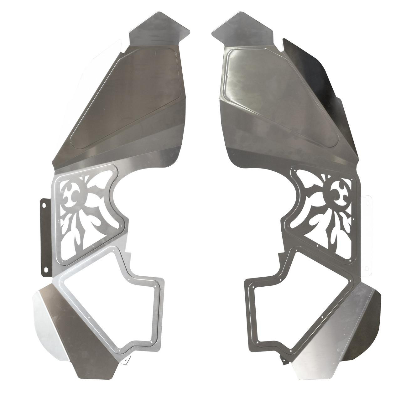 Front JK Vented Inner Fenders (Raw) - Poison Spyder