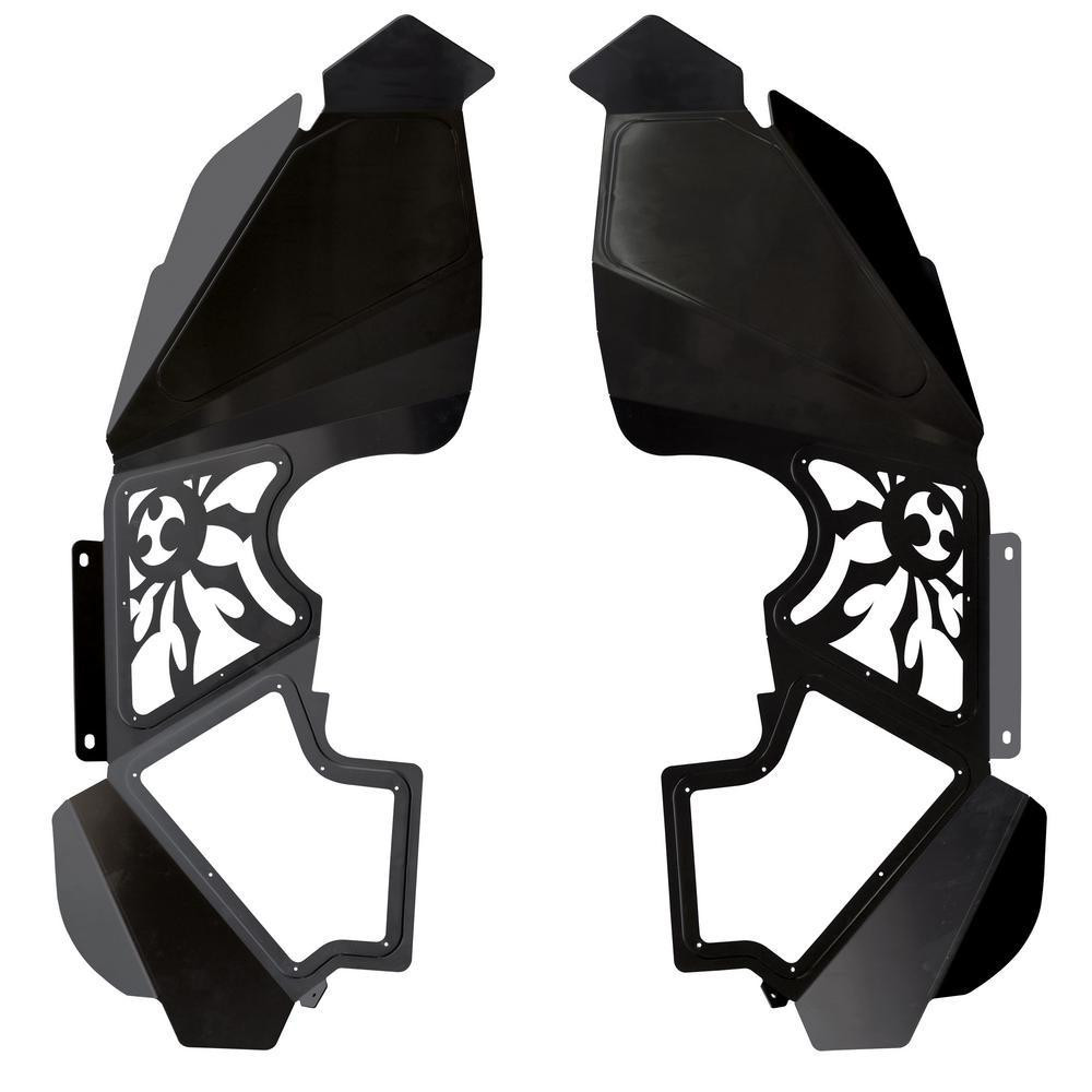 Front JK Vented Inner Fenders (Black) - Poison Spyder