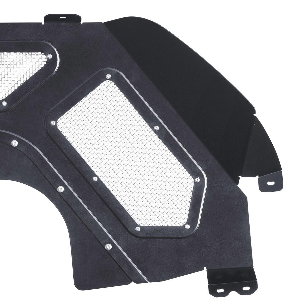 Front JL/JT Vented Inner Fenders (Black) - Poison Spyder
