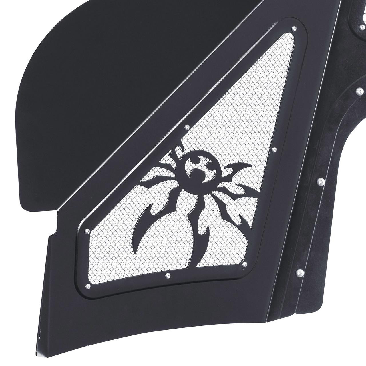 Front JL/JT Vented Inner Fenders (Black) - Poison Spyder