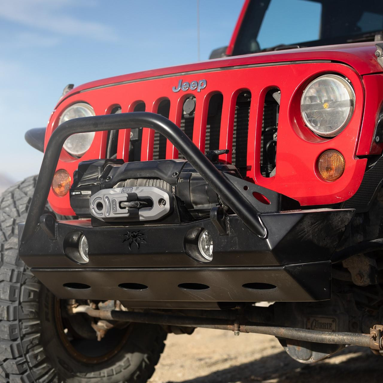 Wrangler JK Front Bumper Gusset Plates | Poison Spyder