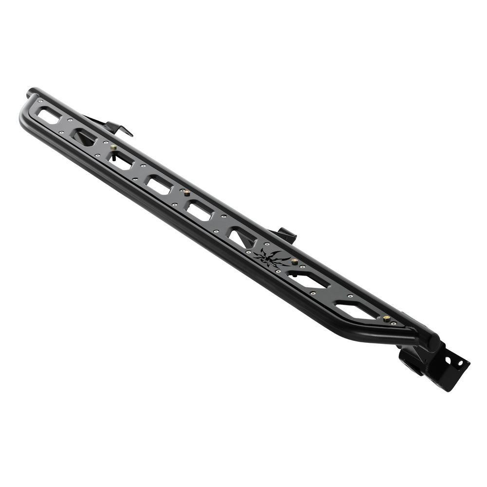 JLU (4-Door) ROCKER KNOCKERS Rock Sliders (Black) - Poison Spyder