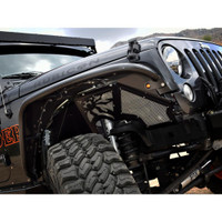 Front JK Vented Inner Fenders (Black) - Poison Spyder