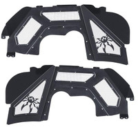Poison Spyder JL/JT FRONT VENTED INNER FENDERS - BLK 