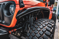 Front JL/JT CRUSHER Flares (Black) - Poison Spyder