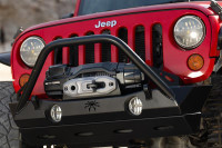 Poison Spyder Front Winch Fairlead Mount Bracket (Black) 