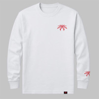 Poison Spyder Stacked Men's Long Sleeve T-Shirt - White 