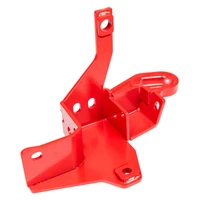 ARB Forged Recovery Point RHS 2821050, red forged recovery point for off-road vehicle recovery, sturdy metal construction with multiple mounting holes for vehicle safety and recovery