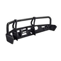 ARB Summit Bumper Kit 3423160KB, black off-road bumper with sturdy tubular construction and mounting brackets.