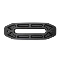 ARB Hawse Fairlead Forged Aluminium ARWA005, black rugged aluminium fairlead with multiple slots and mounting holes for off-road vehicle winch safety and protection.
