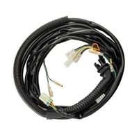 ARB Ascent Base Rail Loom 667PJ001SP, vehicle wiring harness with black corrugated protective tubing and electrical connectors.