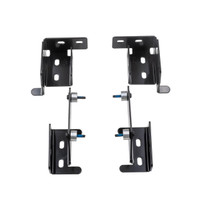 ARB Ascent Canopy Fitting Kit 6178410, black metal bracket set with bolts and adjustable components for vehicle canopy installation.