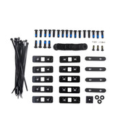 ARB Ascent Canopy Fitting Kit 6178410, assembly kit with screws, brackets, washers, zip ties, and other mounting components for truck canopy installation.