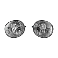 ARB Mount Kit - OE Fog Light 3540250, pair of black outlined round fog lights with clear lenses and reflective interior design.