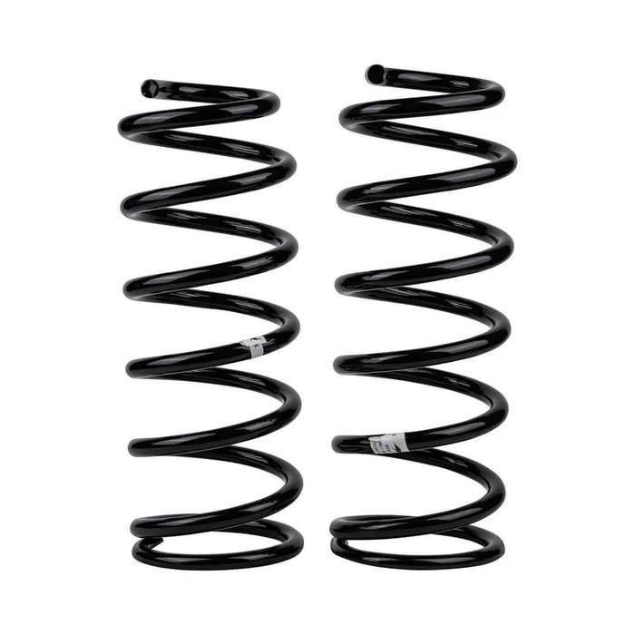 Old Man Emu Coil Spring Rear 3508, a pair of black automotive coil springs for vehicle suspension.