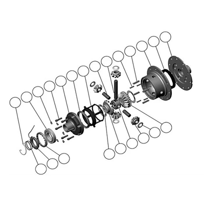 ARB SP CLUTCH GEAR H3 TYPE 050906SP, exploded view of gear assembly showing gears, shafts, and mechanical parts.