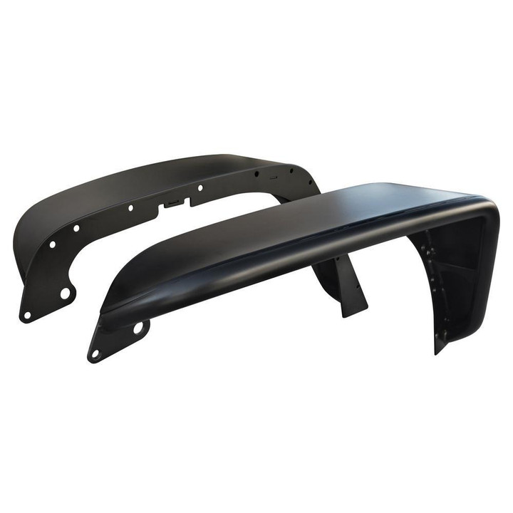 Poison Spyder JK FRONT CRUSHER FLARES - BLK 