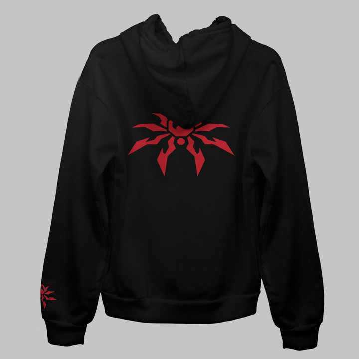 Poison Spyder Stacked Unisex Hoodie - Black 