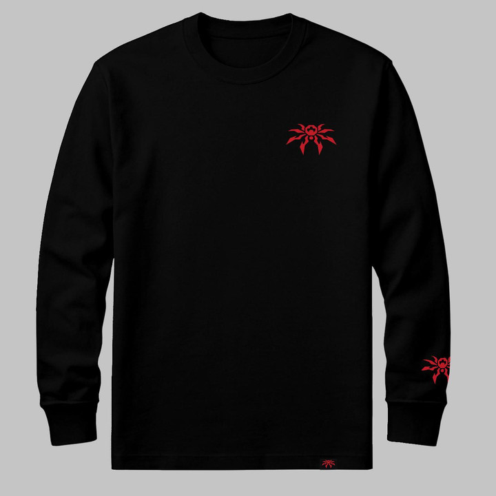 Poison Spyder Stacked Men's Long Sleeve T-Shirt - Black 