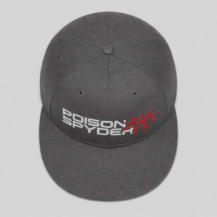Stacked New-Era Snapback Flatbill - Charcoal