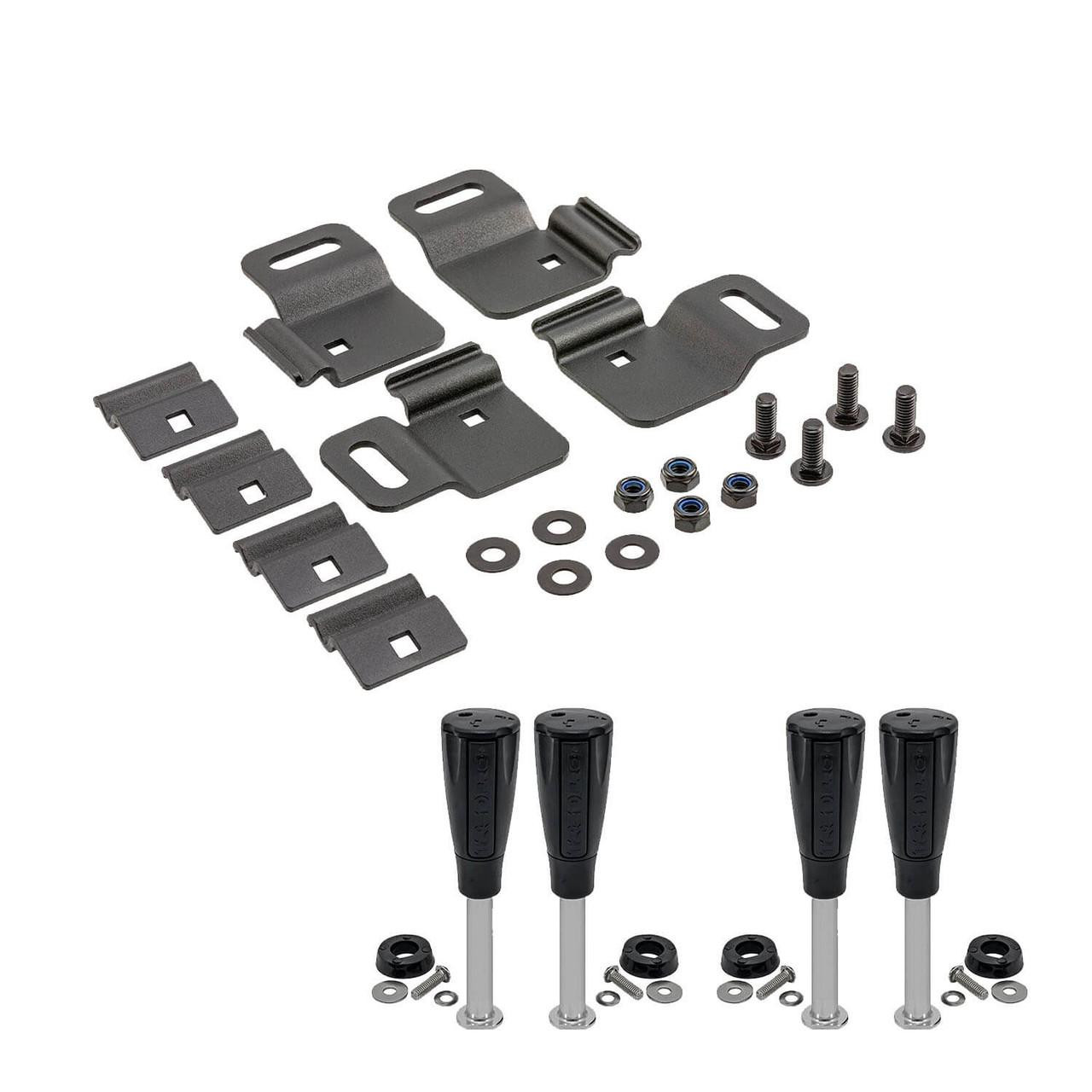 Arb ARB Base Rack Tred Kit Quick Release Extended Pins 1780310K2 | Black | Powder-coated Aluminum - $148.00 at ARB 4x4 Accessories