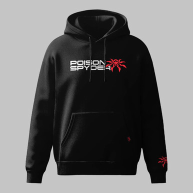 Poison Spyder Stacked Unisex Hoodie - Black 