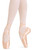 Bloch's "Balance European" pointe shoe naturally contours the foot significantly improving injury prevention. The heel seam cushion reduces material creasing and maintains the perfect line of the foot when en pointe. The wide toe box provides a strong balancing platform. Other features include a low profile for the perfect continuation of the leg line and elastic binding for improved fit. 