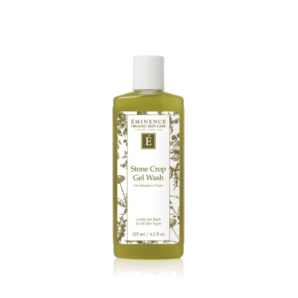 Eminence Stone Crop Gel Wash – a gentle, oil-free cleanser that hydrates while brightening skin tone. Ideal for all skin types, non-drying formula. Eminence Stone Crop Gel Wash – a gentle, oil-free cleanser that hydrates while brightening skin tone. Ideal for all skin types, non-drying formula.