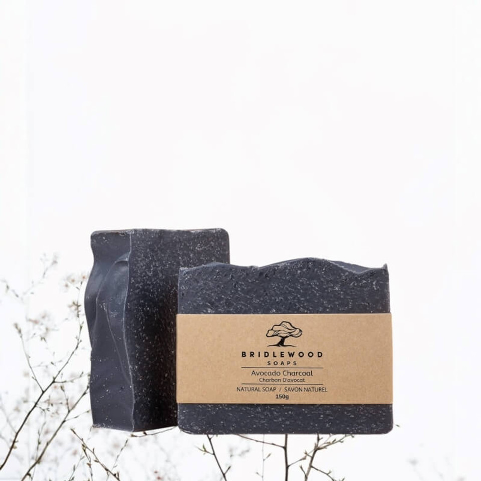 avocado soap with charcoal