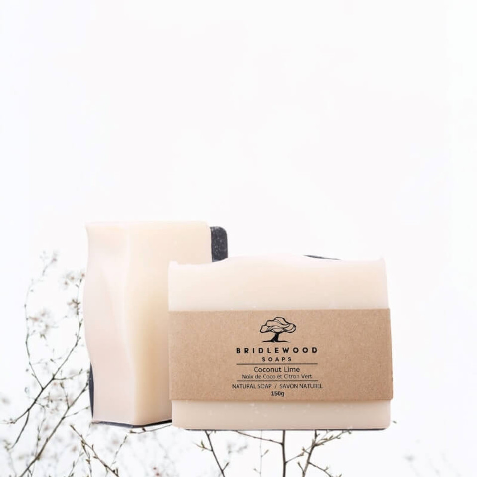 lime & coconut handmade soap toronto