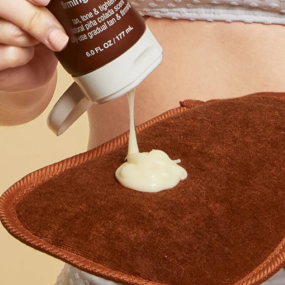 sunless tanning mitt