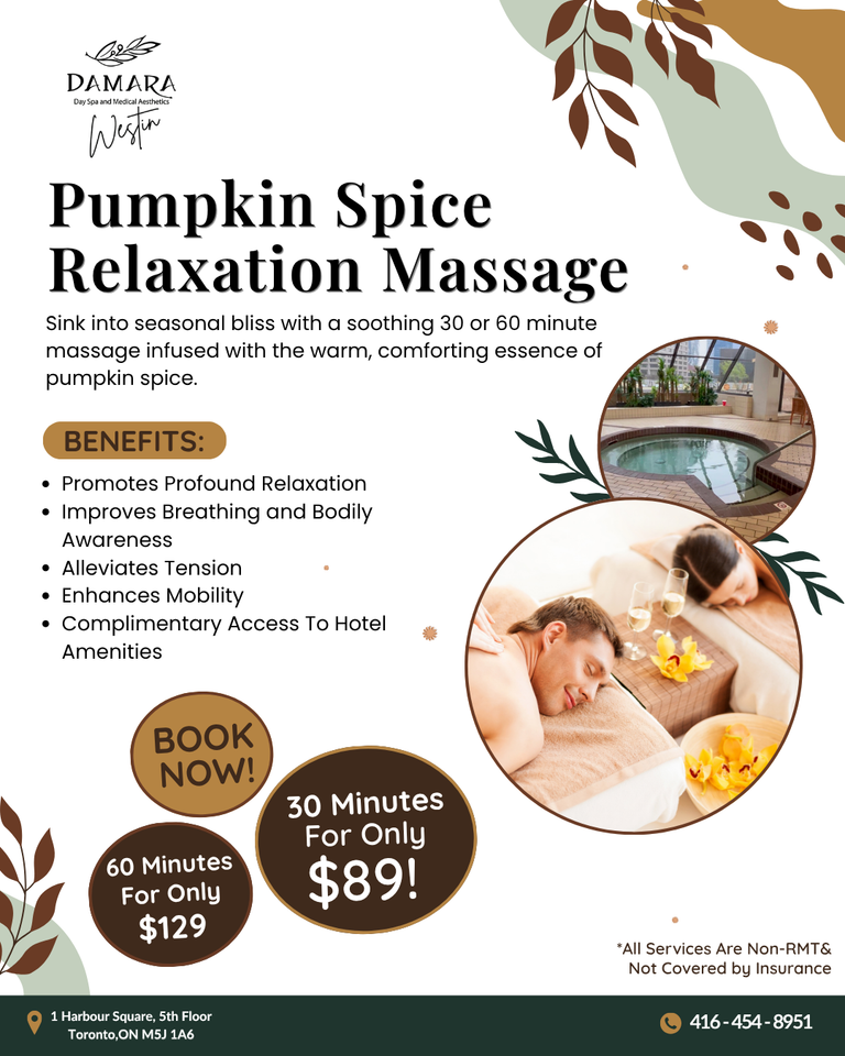 Pumpkin Massage (Aesthetician) | 60 Mins