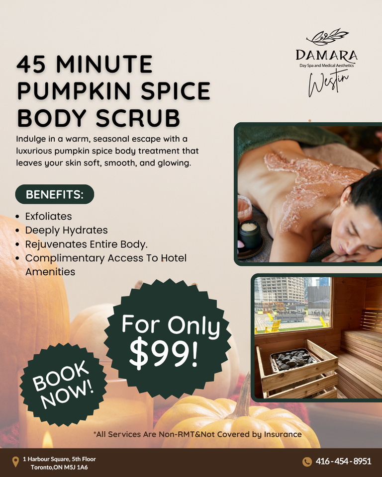 Pumpkin Body Scrub (Aesthetician) | 45 Mins