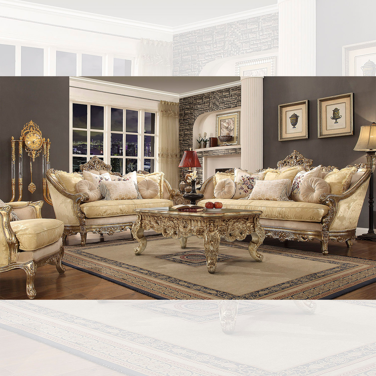 HD-2626 - 3PC SOFA SET - World of Decor