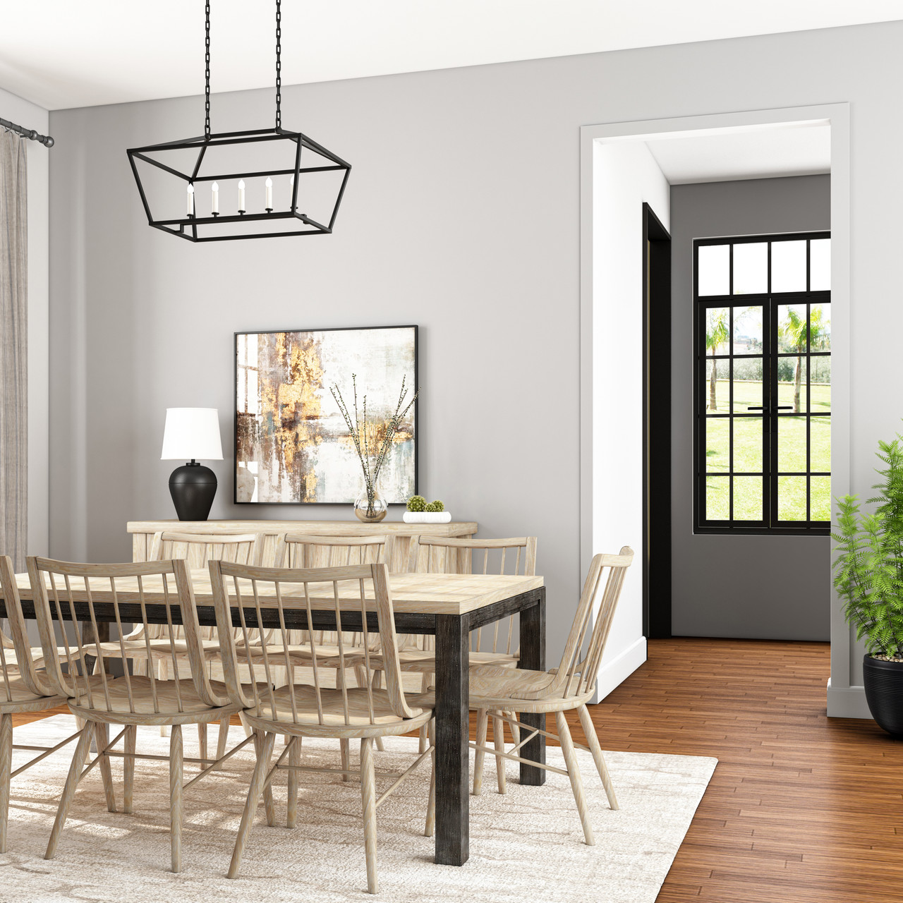 278 - Frame Rect. Dining Table - World of Decor