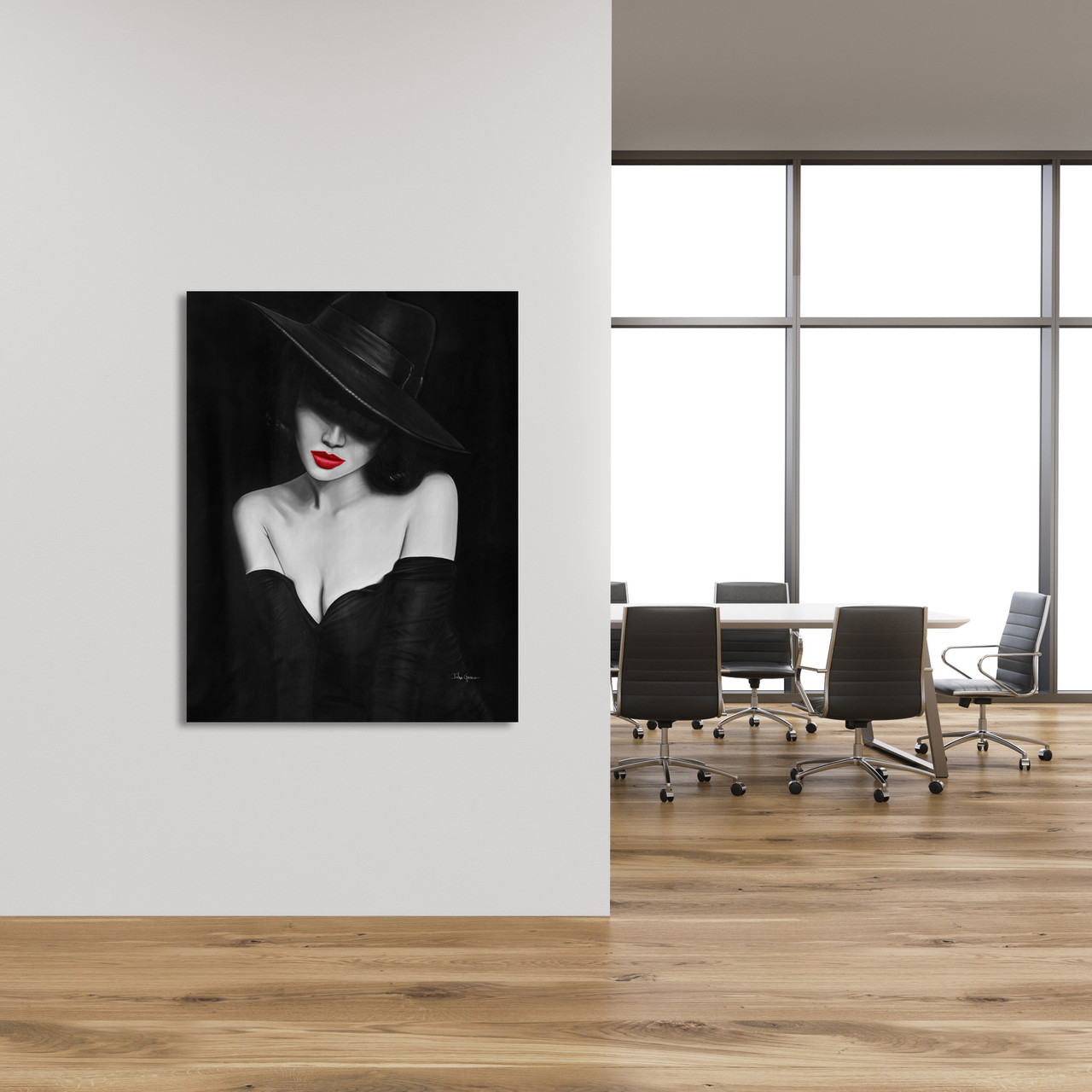 Red Lips II Gallery Wrap - World of Decor