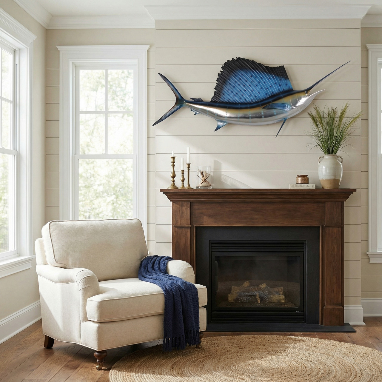 Wall Mount Sailfish 5ft - World of Decor