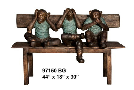 Hear See Speak No Evil Monkeys