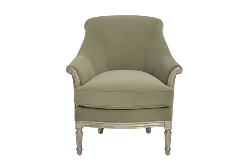 176 - Provenance  Collection Country - English and French Country  Provenance Charlotte Chair-Emerald