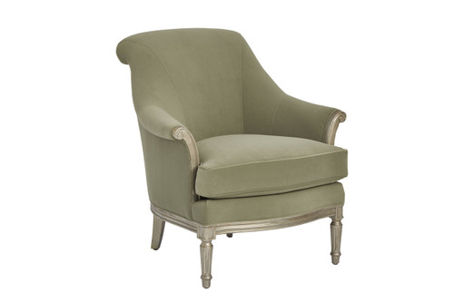 176 - Provenance  Collection Country - English and French Country  Provenance Charlotte Chair-Emerald