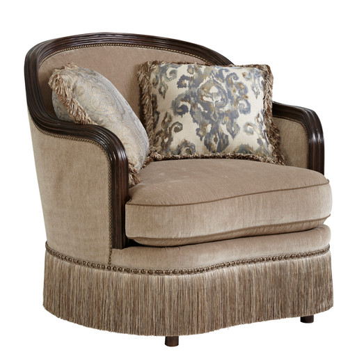 509 - Giovanna  Collection European-inspired Transitional  Giovanna Azure-Matching Chair