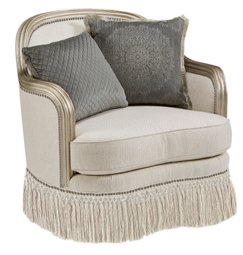 509 - Giovanna  Collection European-inspired Transitional  Giovanna Bezel Matching Chair
